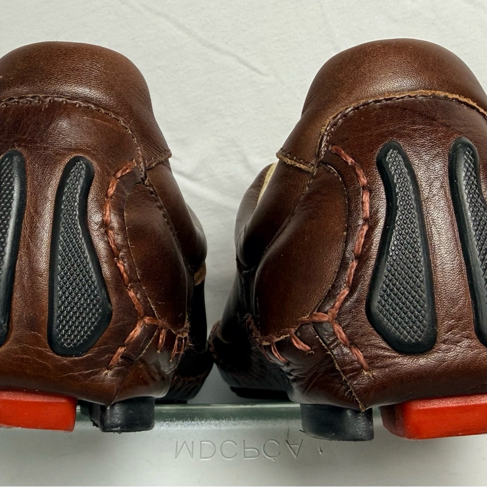 PIKOLINOS Fuencarral Made in Spain lightweight Brown Leather Slip-On Loafers - Picture 5 of 9